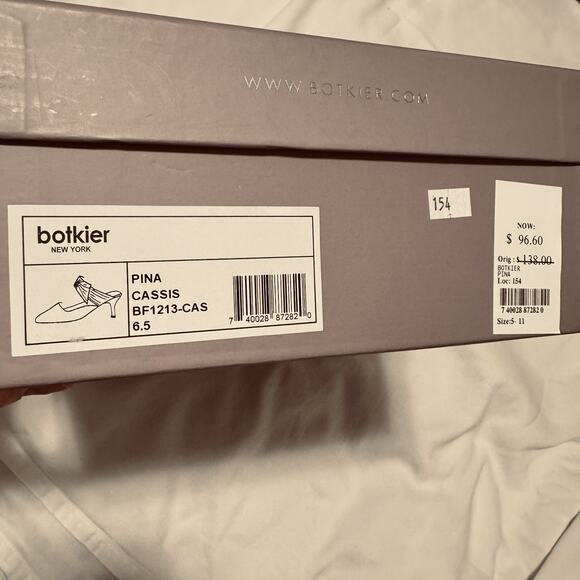 New Botkier dress shoes size 6.5 Pina pink suede kitten heel bow mules heels - Picture 7 of 7